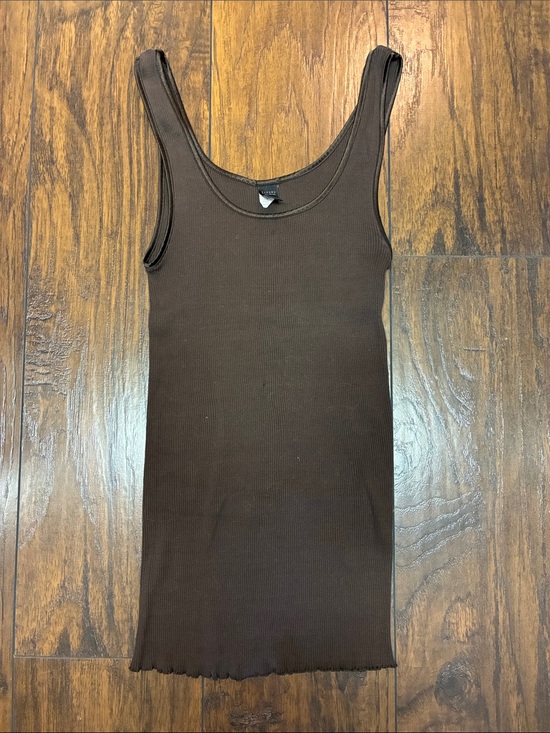 Banana Republic Tops - Banana Republic Dark Brown Ribbed Tank Top